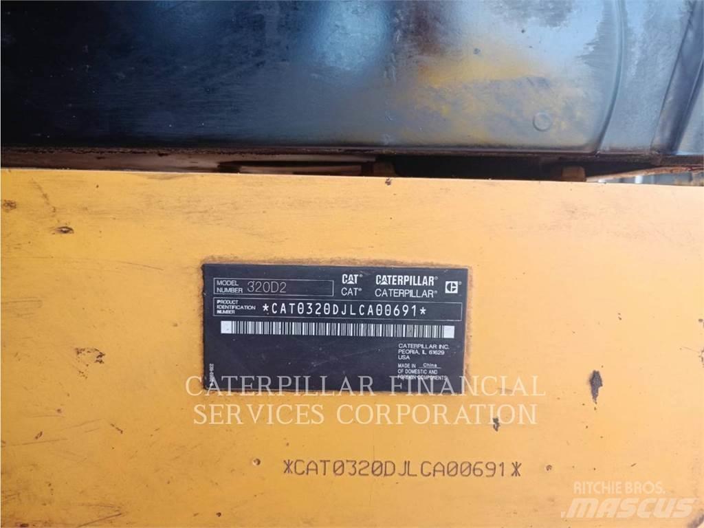 CAT 320D2 Pásová rýpadla