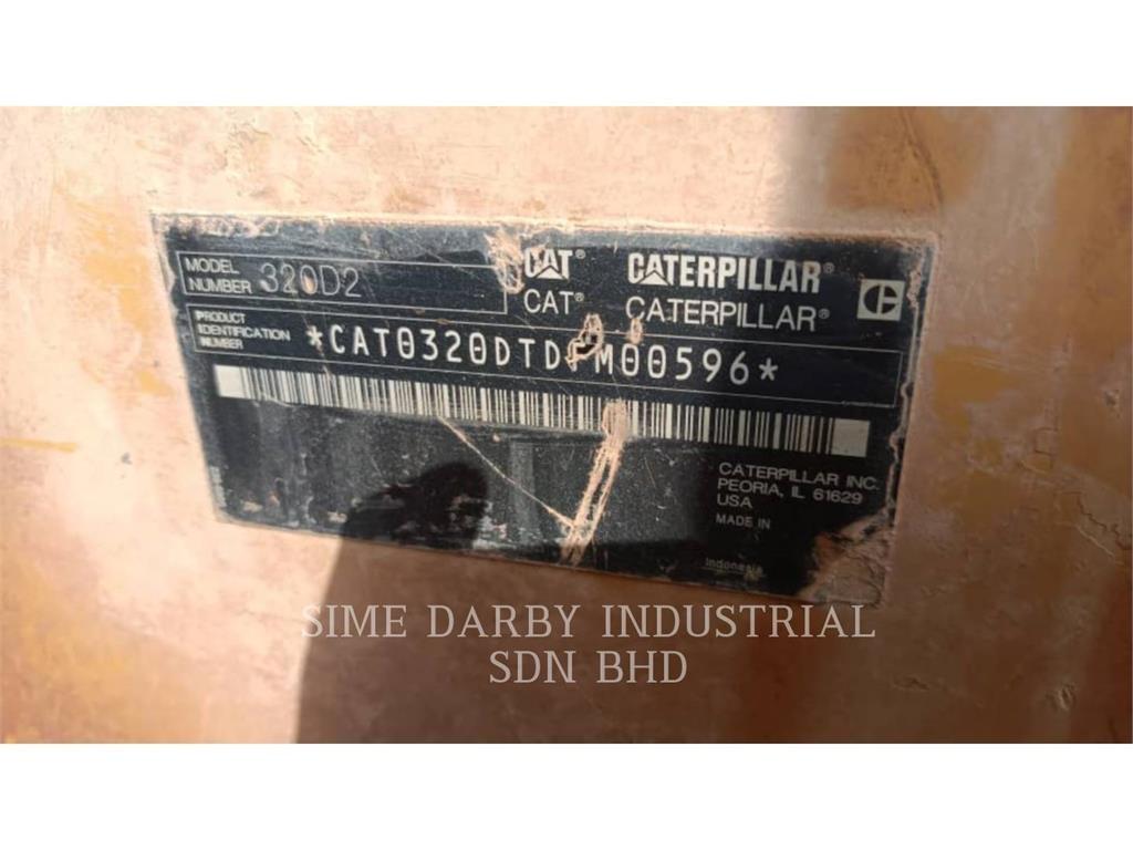 CAT 320D2 Pásová rýpadla