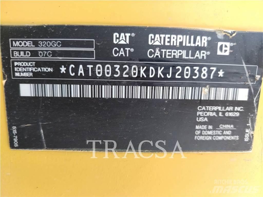 CAT 320GC Pásová rýpadla
