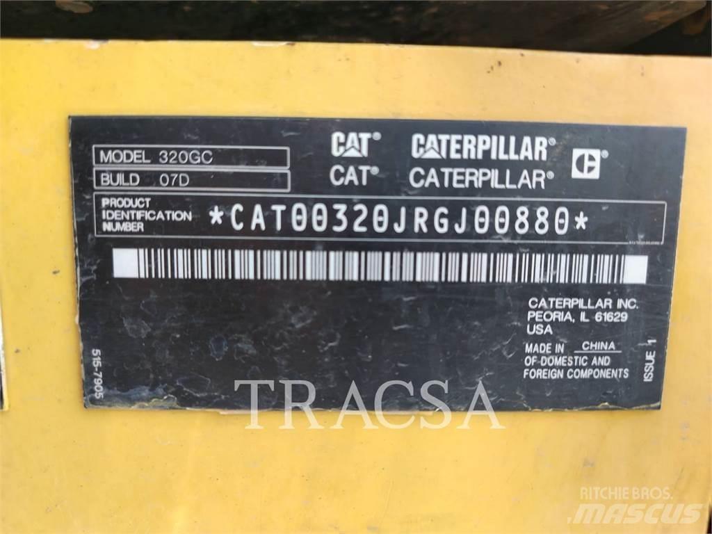 CAT 320GC Pásová rýpadla