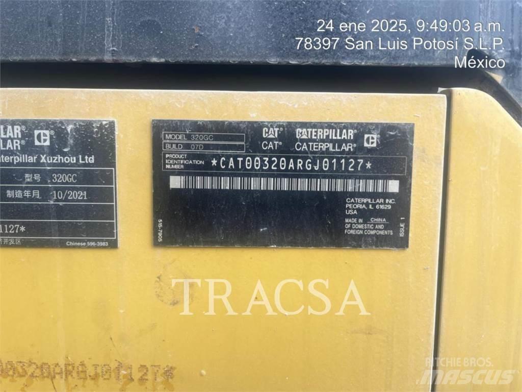 CAT 320GC Pásová rýpadla