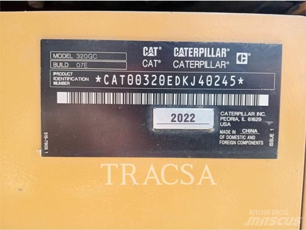 CAT 320GC Pásová rýpadla
