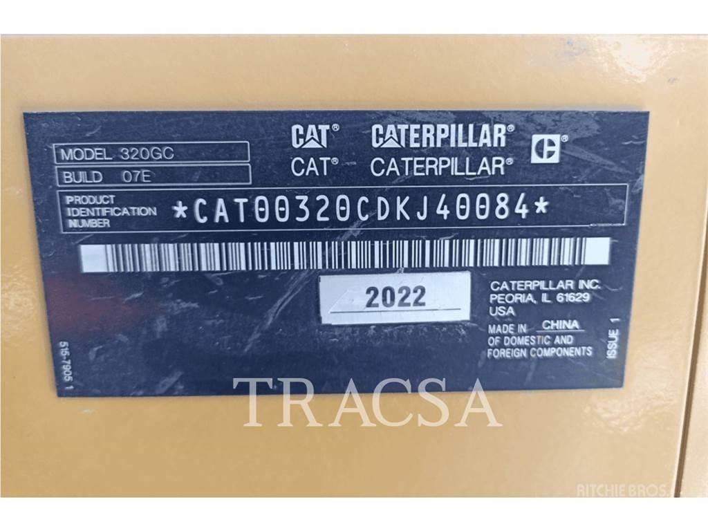 CAT 320GC Pásová rýpadla