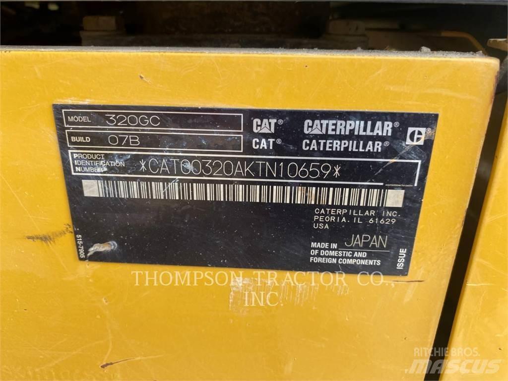 CAT 320GC Pásová rýpadla