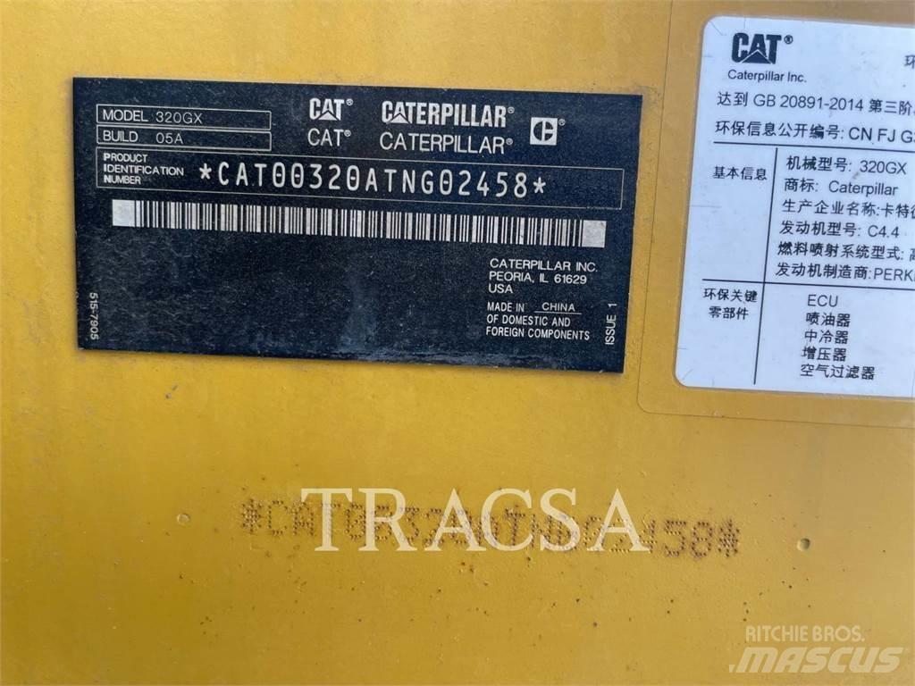 CAT 320GX Pásová rýpadla