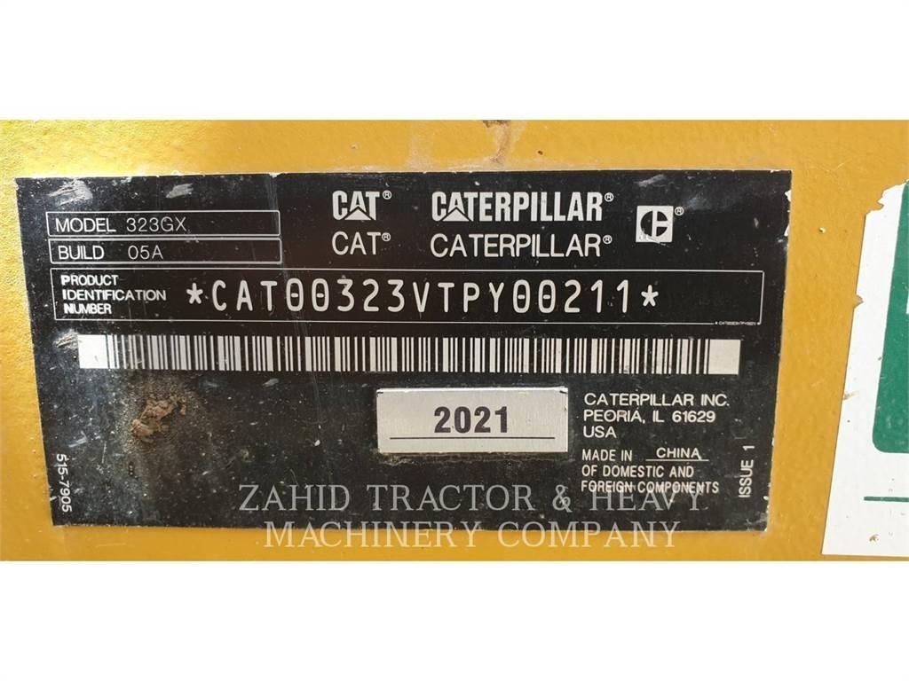 CAT 323-05GX Pásová rýpadla