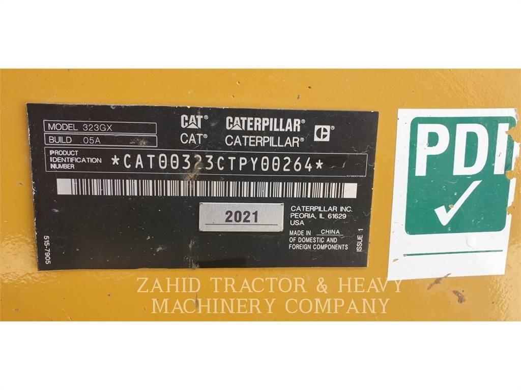 CAT 323-05GX Pásová rýpadla