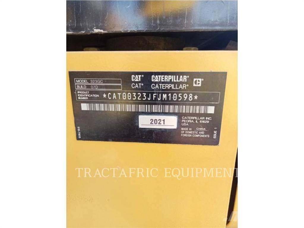 CAT 323-07GC Pásová rýpadla