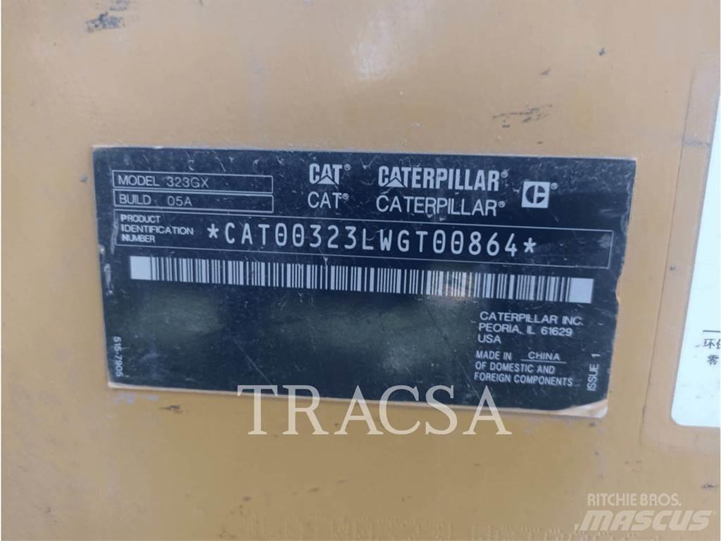 CAT 323 GX Pásová rýpadla