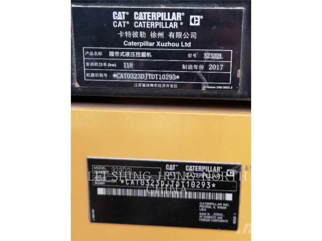 CAT 323D2L Pásová rýpadla