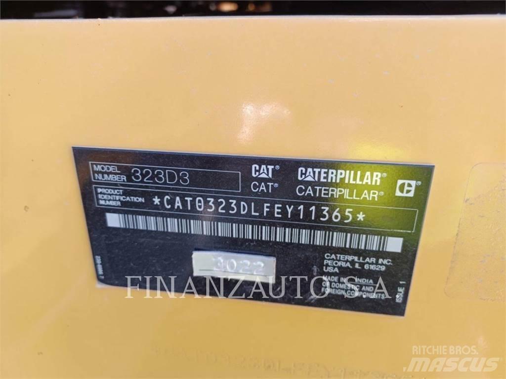 CAT 323DLN Pásová rýpadla