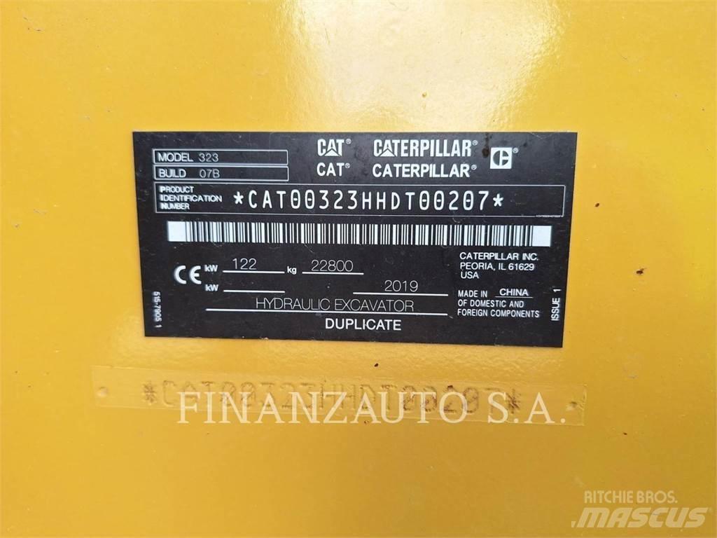 CAT 323E Pásová rýpadla
