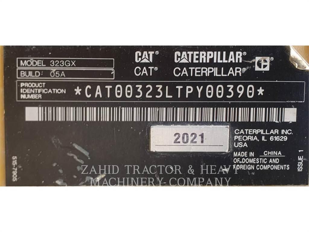 CAT 323GX Pásová rýpadla