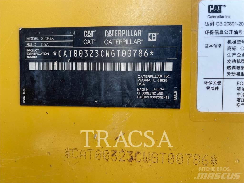 CAT 323GX Pásová rýpadla