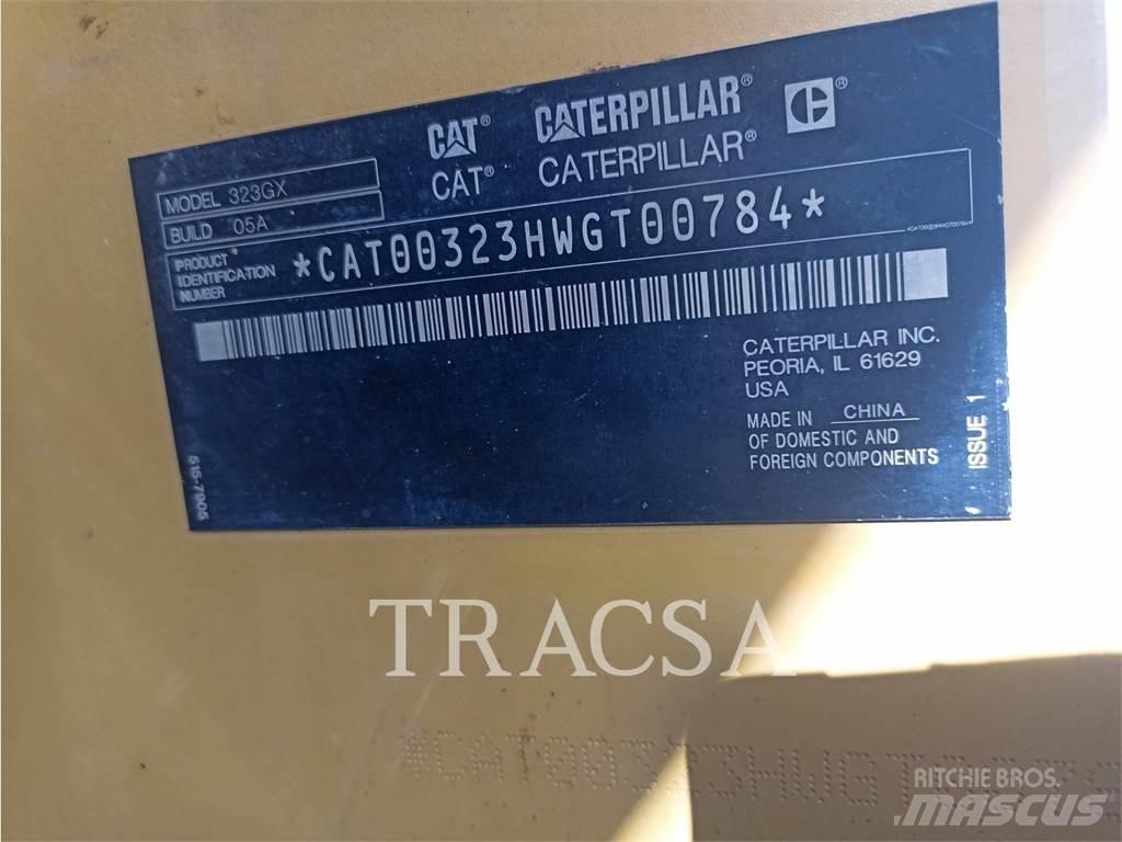 CAT 323GX Pásová rýpadla