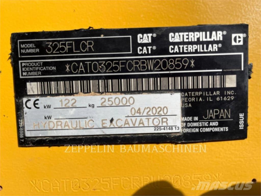 CAT 325FL Pásová rýpadla