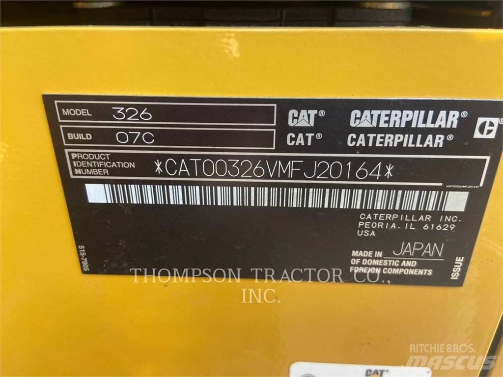 CAT 326 Pásová rýpadla