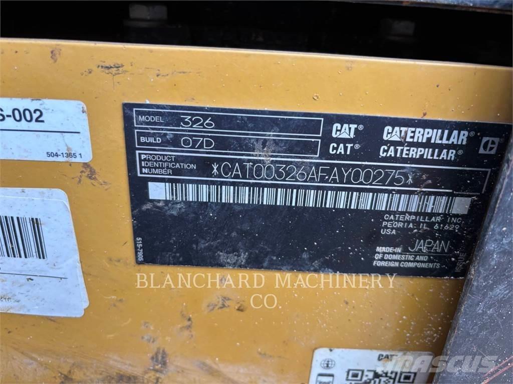 CAT 326 Pásová rýpadla