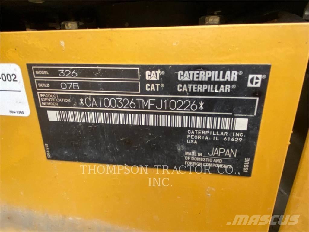 CAT 326 Pásová rýpadla