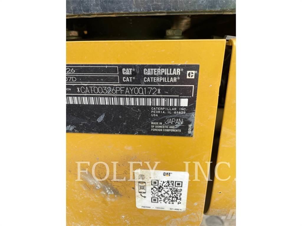CAT 326-07 Pásová rýpadla