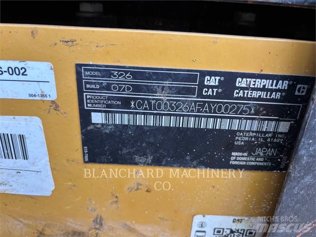 CAT 326-07 Pásová rýpadla