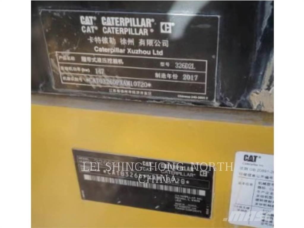 CAT 326D2L Pásová rýpadla