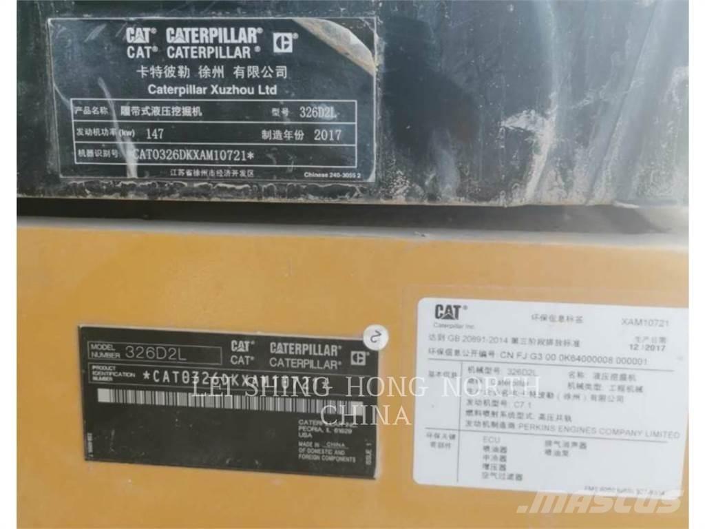 CAT 326D2L Pásová rýpadla