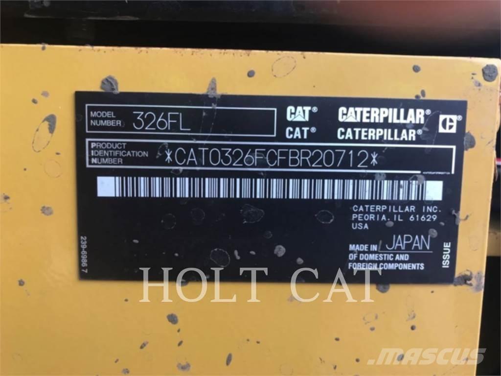 CAT 326FL Pásová rýpadla