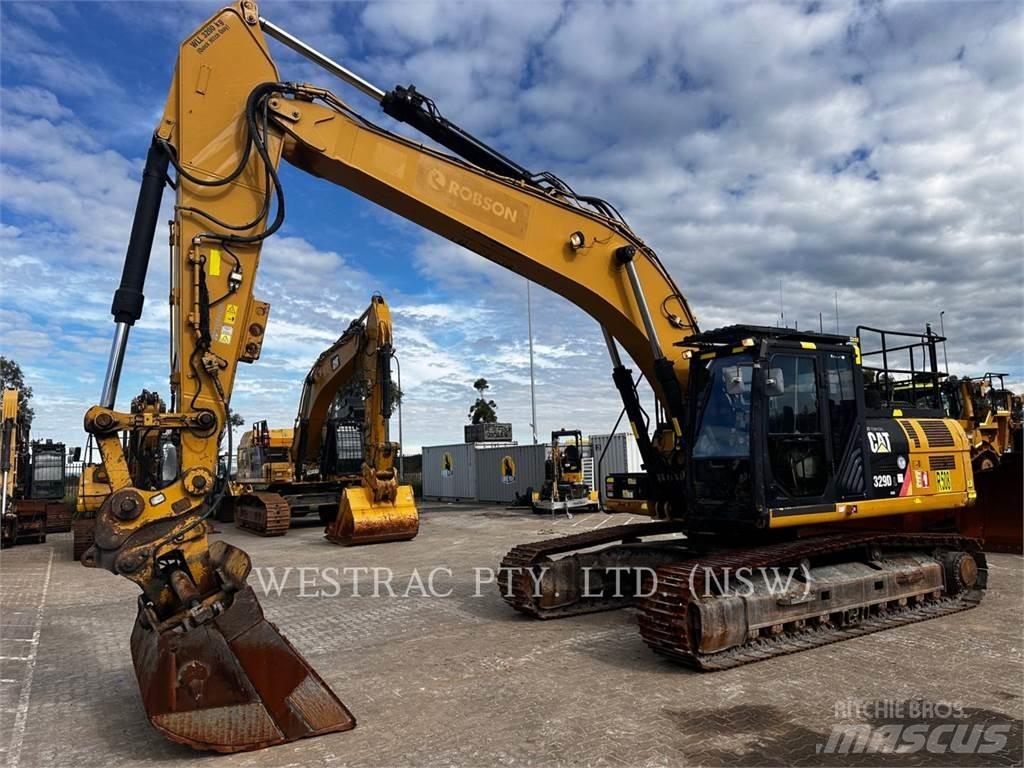 CAT 329DL Pásová rýpadla