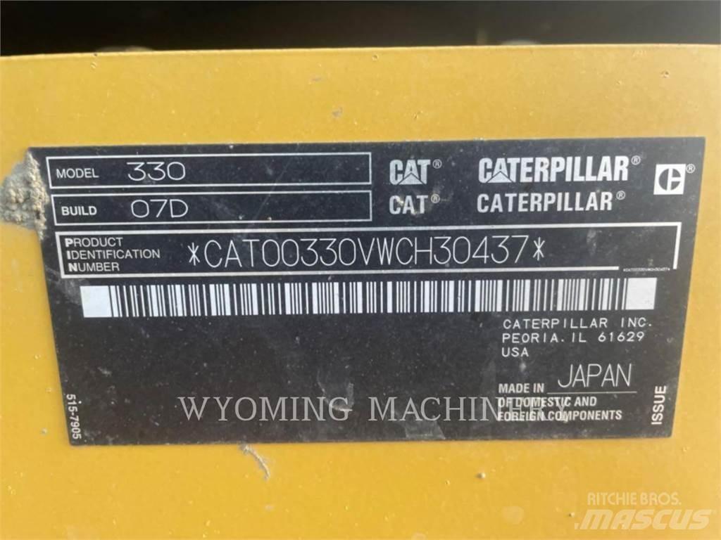 CAT 330 Pásová rýpadla