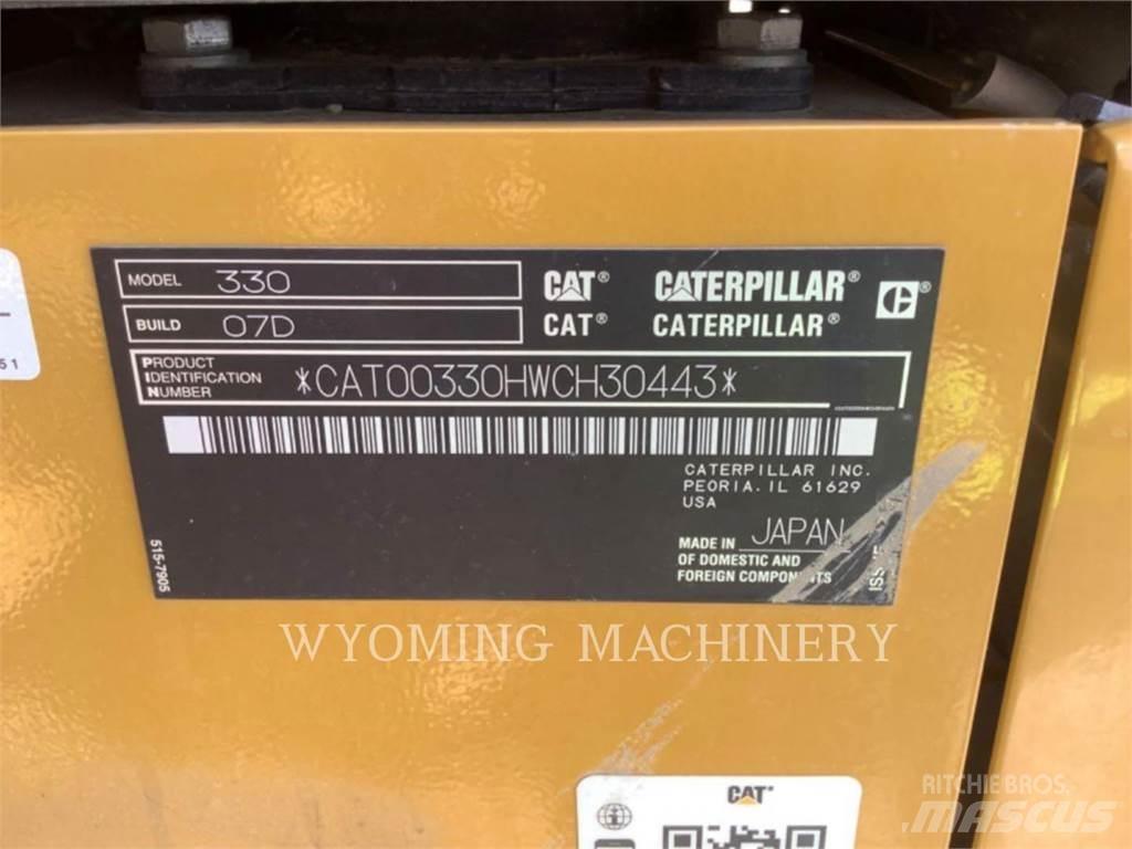 CAT 330 Pásová rýpadla