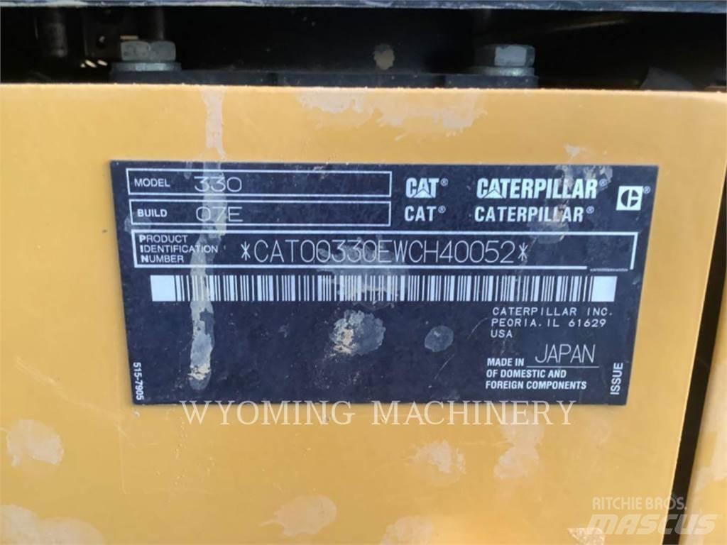 CAT 330 Pásová rýpadla