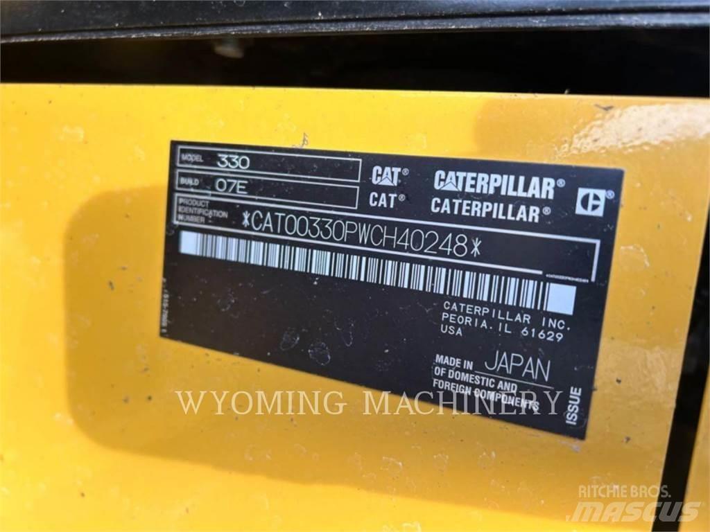 CAT 330 Pásová rýpadla