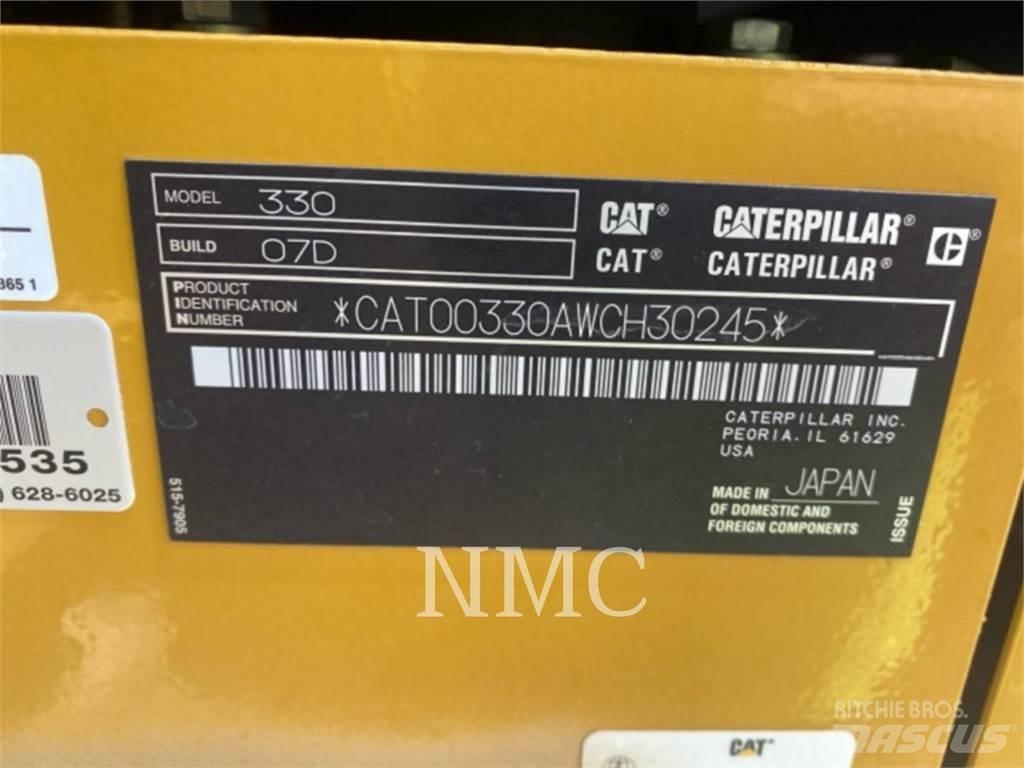 CAT 330 Pásová rýpadla