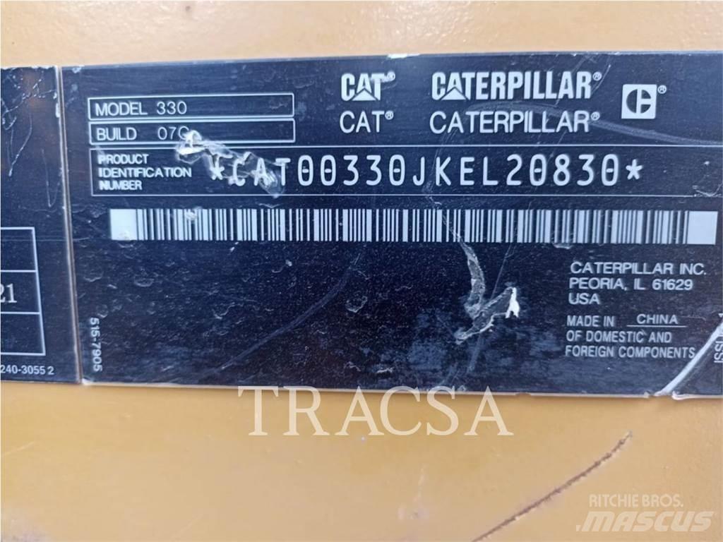 CAT 330 Pásová rýpadla