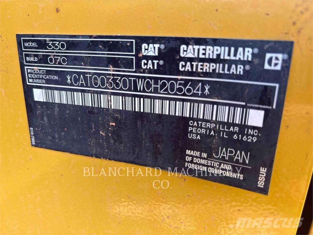 CAT 330 Pásová rýpadla