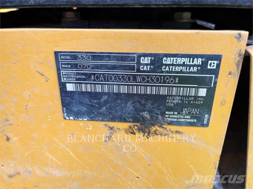 CAT 330 Pásová rýpadla