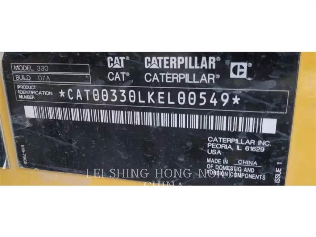 CAT 330-07 Pásová rýpadla