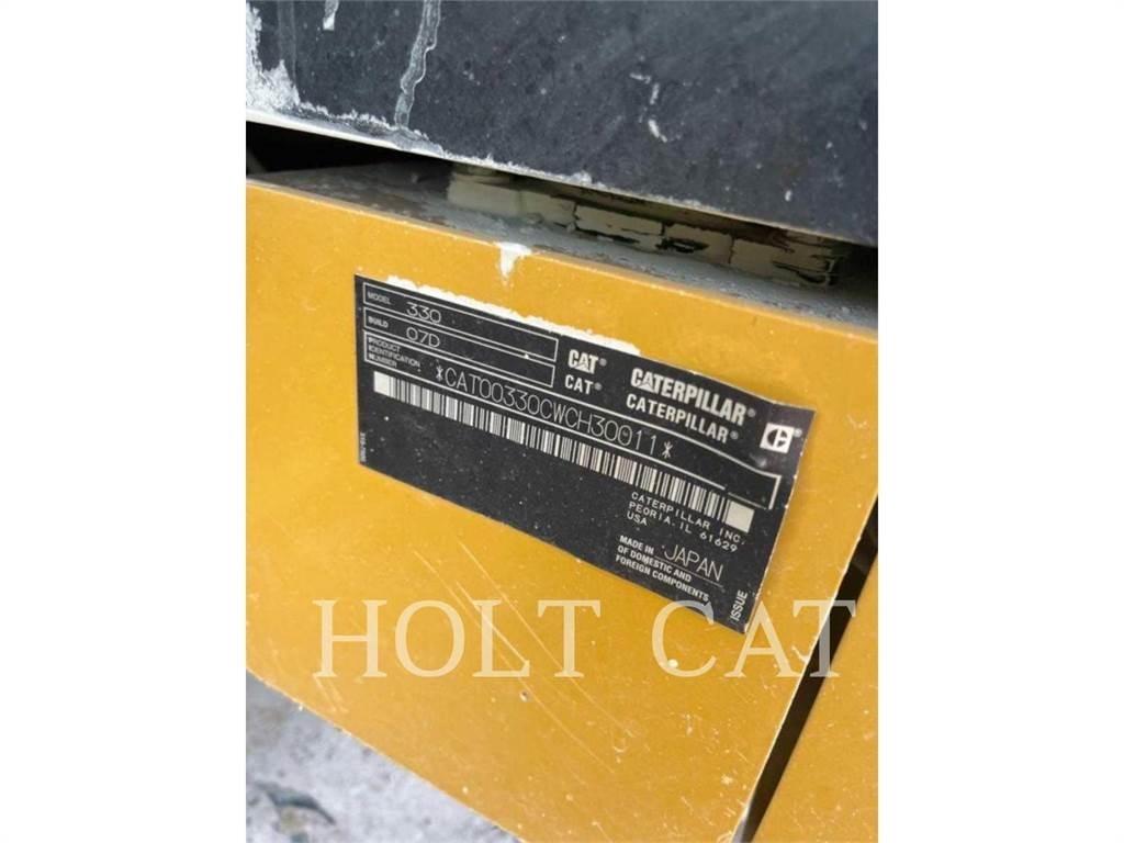 CAT 330 TC Pásová rýpadla