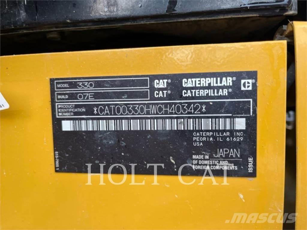 CAT 330 TC Pásová rýpadla