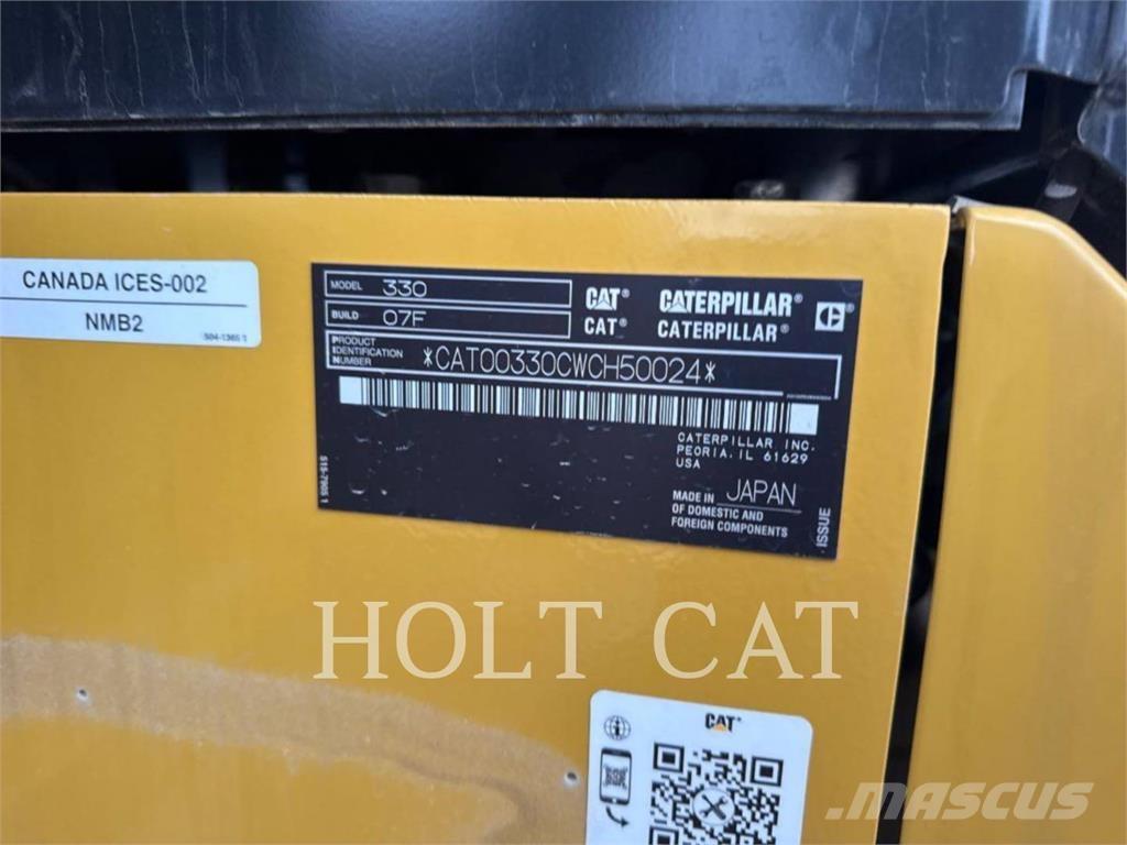 CAT 330 TC Pásová rýpadla