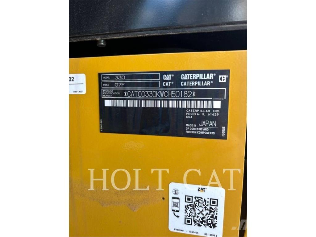 CAT 330 TC Pásová rýpadla