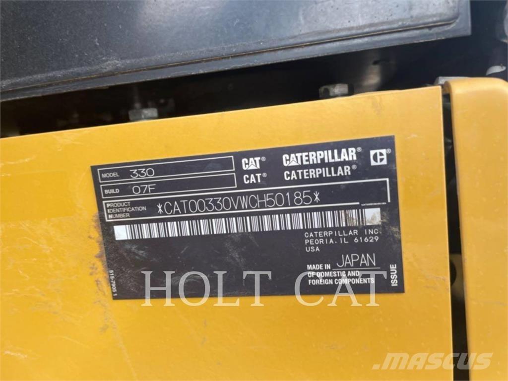 CAT 330 TC Pásová rýpadla