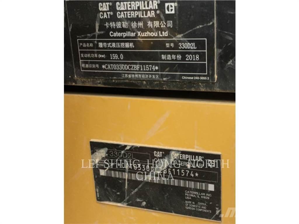 CAT 330D2L Pásová rýpadla