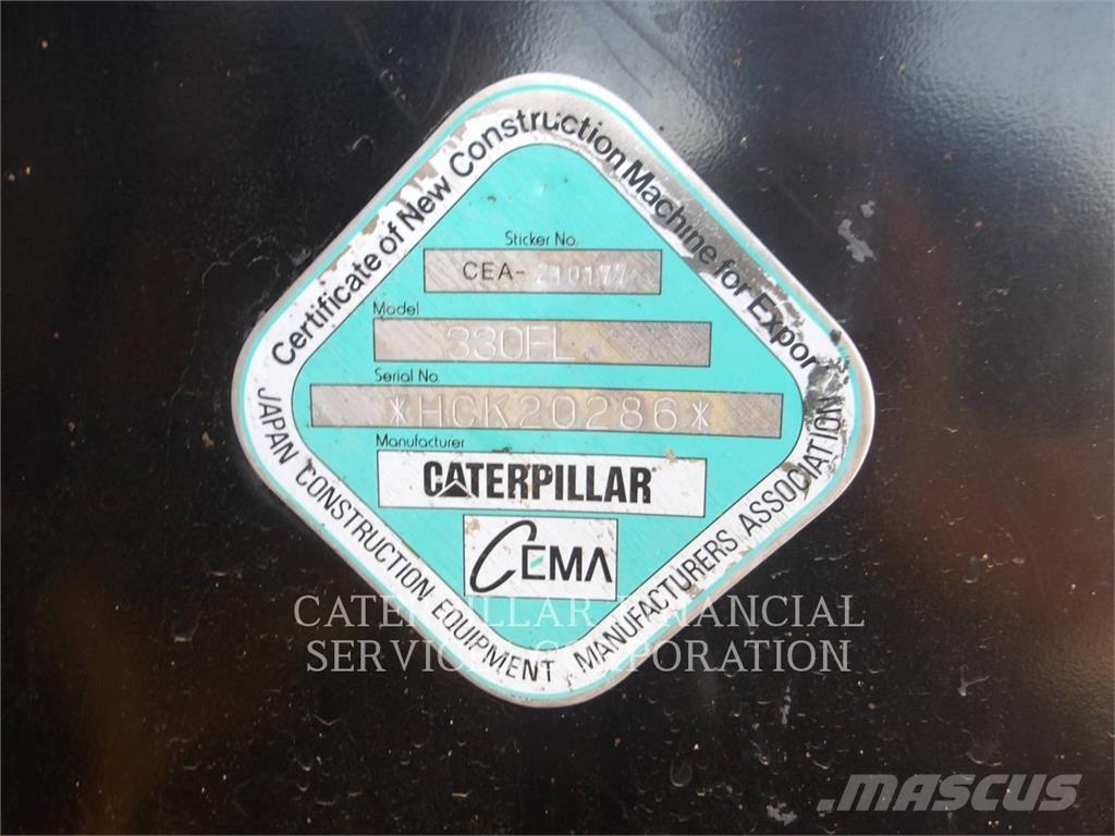 CAT 330FL Pásová rýpadla