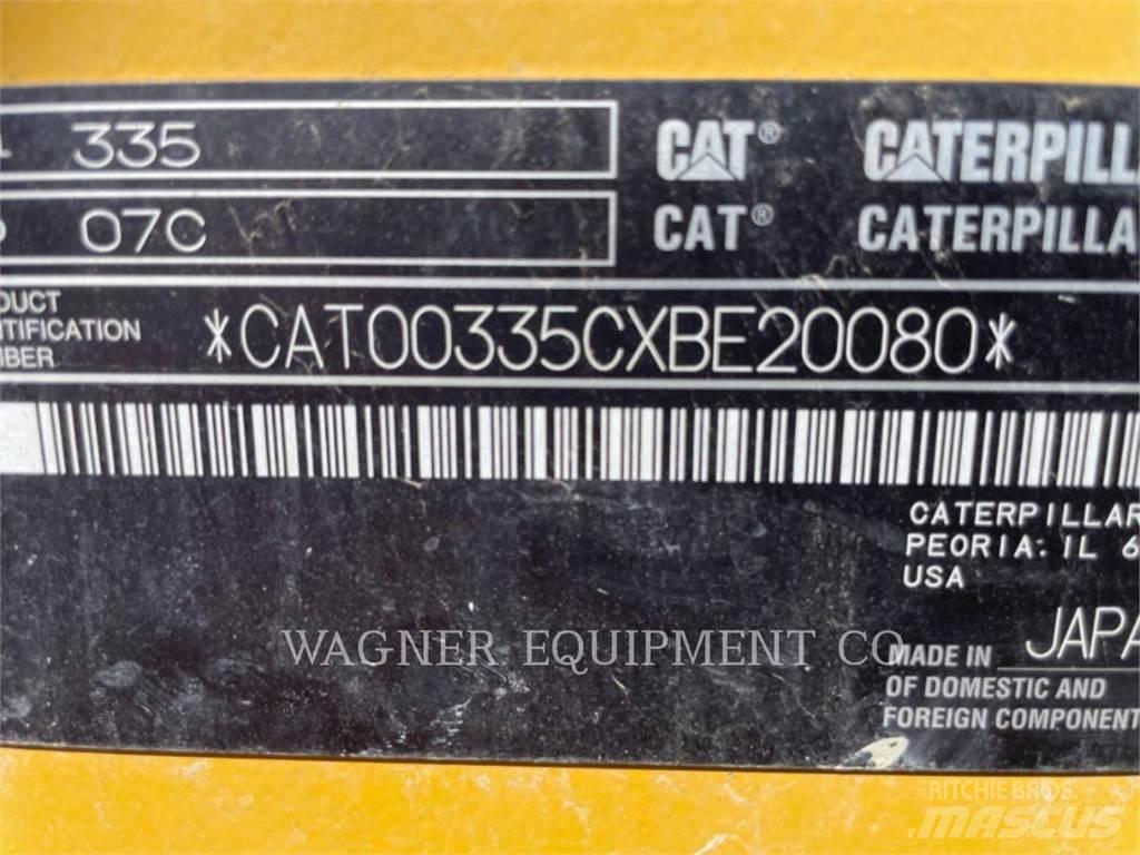 CAT 335 Pásová rýpadla