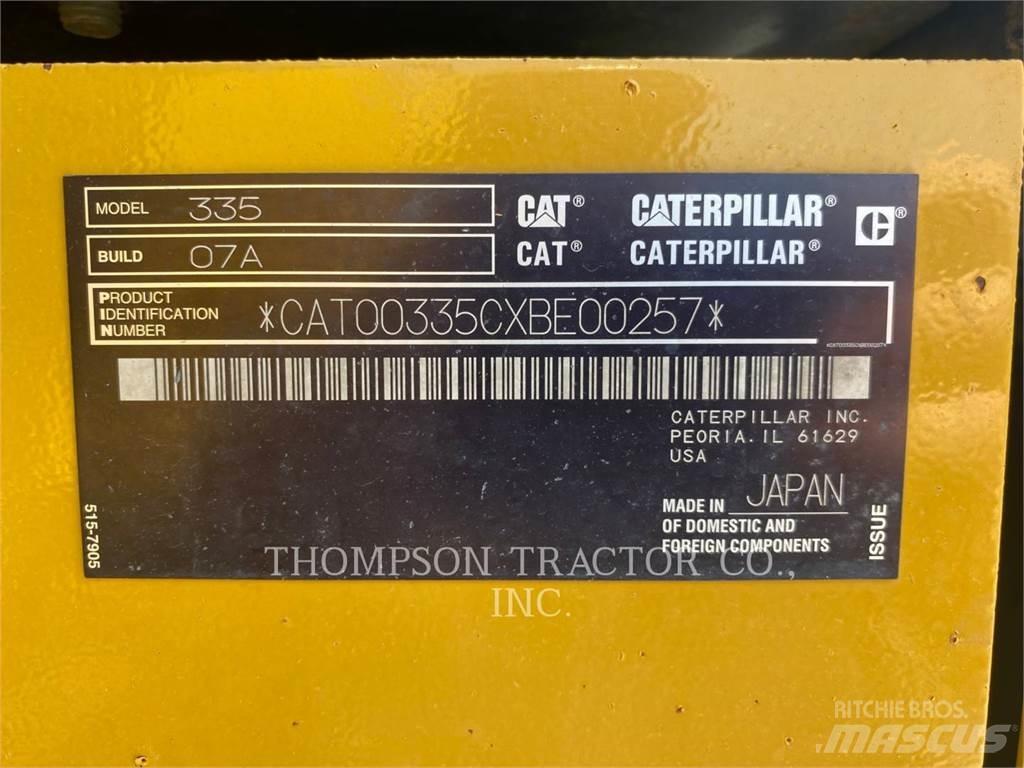 CAT 335 Pásová rýpadla