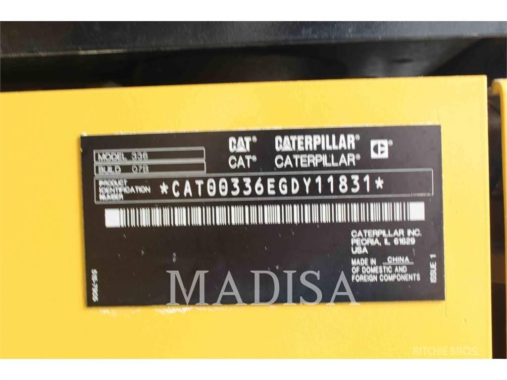 CAT 336 Pásová rýpadla