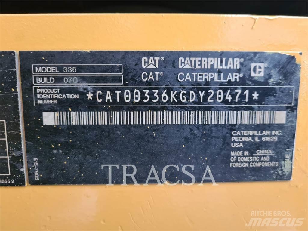 CAT 336 Pásová rýpadla