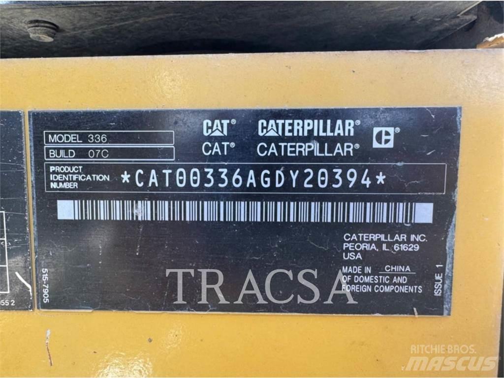 CAT 336 Pásová rýpadla